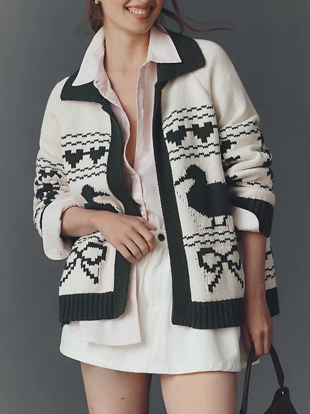 Bel Kazan Duck Cardigan